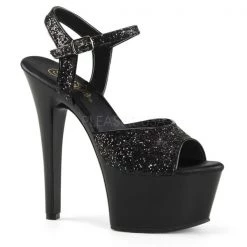 Pleaser Aspire-609G Glitter 6" Platform Sandal Platform Sandals