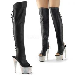Pleaser Bejeweled-3019DM-7 Thigh High Boot Boots