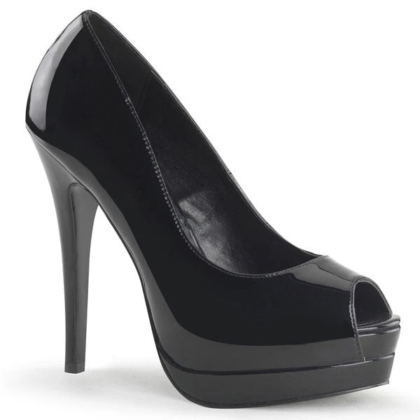 Bordello Shoes Bella-12 Peep Toe Platform Pumps High Heels 4 Bordello Shoes Bella-12 Peep Toe Platform Pumps High Heels