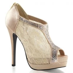 Fabulicious Boots Bella-26 Lace High Heel Bootie