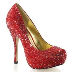 Fabulicious Felicity-20 Rhinestone Platform Heels