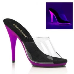 Fabulicious High Heels Poise-501UV Neon High Heel Mule