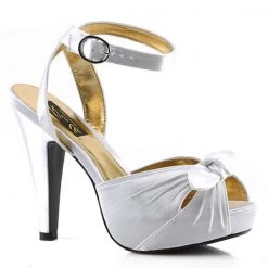 Bordello Shoes High Heels Bettie-04 High Heel Ankle Wrap Sandal