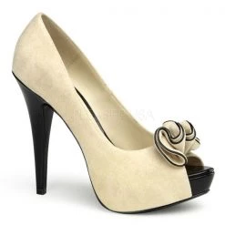 Bordello Shoes Lolita-10 Peep Toe Platform Pumps