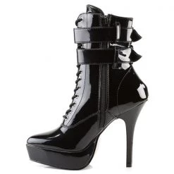 Devious Indulge-1026 Buckled 5" Ankle Boots