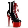 Pleaser Adore-1020 Lace-up Platform Boots