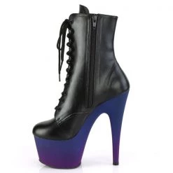 Pleaser Adore-1020BP Lace-up Platform Boots