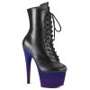 Pleaser Adore-1020BP Lace-up Platform Boots