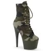 Pleaser Adore-1020CAMO Platform Heel Boots