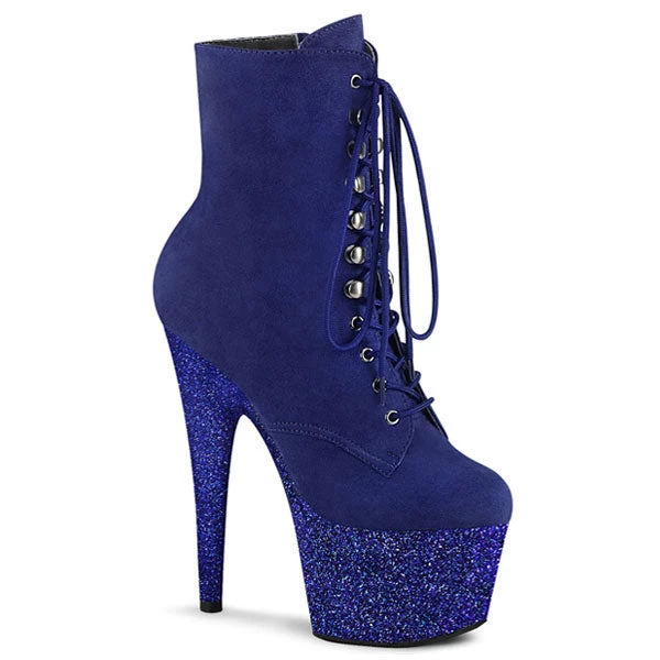 Pleaser Adore-1020FSMG Suede Platform Heel Boots 3 Pleaser Adore-1020FSMG Suede Platform Heel Boots