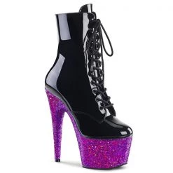 Pleaser Adore-1020LG Glitter Platform Boots