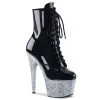 Pleaser Adore-1020LG Glitter Platform Boots