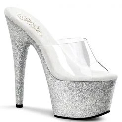 Pleaser High Heels Adore-701SDG Glitter Platform Sandals