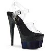 Pleaser Adore-708-2HGM Platform Heel Sandals