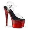 Pleaser Adore-708-2HGM Platform Heel Sandals High Heels 2 Pleaser Adore-708-2HGM Platform Heel Sandals High Heels