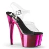 Pleaser Adore-708 Chrome Heel Platform Sandals