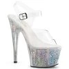 Pleaser Adore-708HB Hologram Platform Heels 1 Pleaser Adore-708HB Hologram Platform Heels