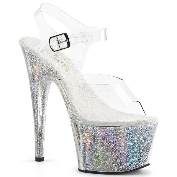Pleaser Adore-708HB Hologram Platform Heels 3 Pleaser Adore-708HB Hologram Platform Heels