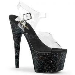 Pleaser Adore-708MG Glitter Platform Sandal