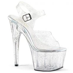 Pleaser Adore-708MMG Glitter Platform Sandal High Heels