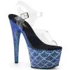 Pleaser Adore-708MSLG Mermaid Platform Heels