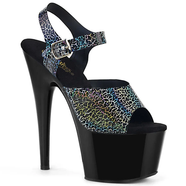 Pleaser High Heels Adore-708N-CK Hologram Platform Heels 3 Pleaser High Heels Adore-708N-CK Hologram Platform Heels