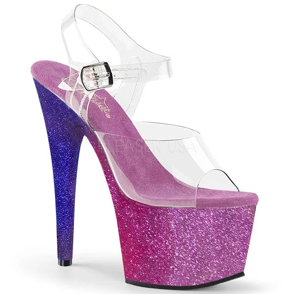 Pleaser Adore-708OMBRE Platform Sandals 3 Pleaser Adore-708OMBRE Platform Sandals