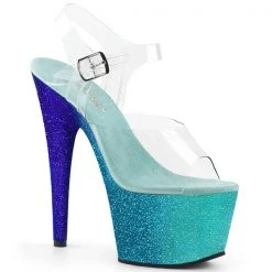 Pleaser High Heels Adore-708OMBRE Platform Sandals