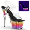 Pleaser Adore-708SRS Neon Platform Sandals