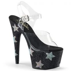 Pleaser Adore-708STAR Platform Sandals High Heels