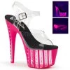 Pleaser Adore-708VLRS Neon Platform Sandals