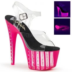 Pleaser Adore-708VLRS Neon Platform Sandals