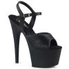 Pleaser Adore-709 Black Quilted Platform Heels 1 Pleaser Adore-709 Black Quilted Platform Heels