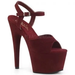 Pleaser Adore-709FS Burgundy Platform Heels High Heels