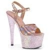 Pleaser Adore-709HGG Glitter Platform Sandals High Heels