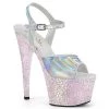 Pleaser Adore-709HGG Glitter Platform Sandals