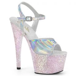 Pleaser Adore-709HGG Glitter Platform Sandals