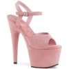 Pleaser Adore-709FS Suede Platform Sandals