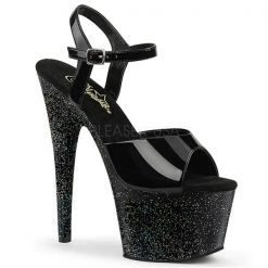 Pleaser Adore-709MG Glitter Platform Sandals