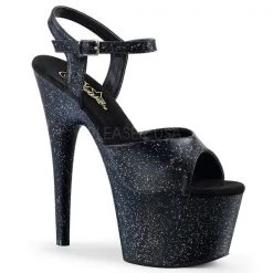 Pleaser High Heels Adore-709MMG Glitter Platform Sandals