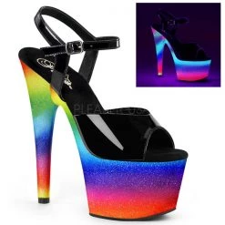 Pleaser High Heels Adore-709WR Neon Platform Heels