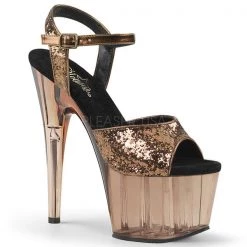 Pleaser Platform Sandals Adore-710GT Glitter Platform Sandal