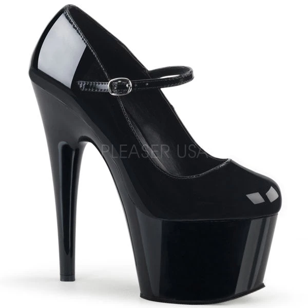Pleaser High Heels Adore-787 Mary Jane Platform Heels 3 Pleaser High Heels Adore-787 Mary Jane Platform Heels