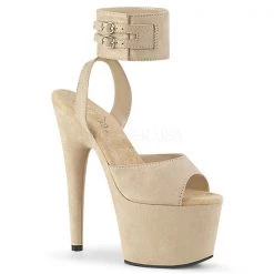 Pleaser Adore-791FS Buckled Suede Platform Heels Platform Sandals