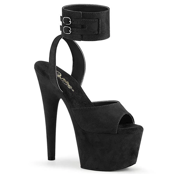 Pleaser Adore-791FS Buckled Suede Platform Heels Platform Sandals 3 Pleaser Adore-791FS Buckled Suede Platform Heels Platform Sandals