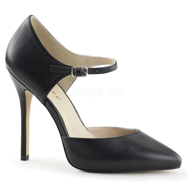 Pleaser Leather High Heel Pumps 3 Pleaser Leather High Heel Pumps