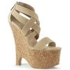 Pleaser Beau-669 Wedge Platform Sandals