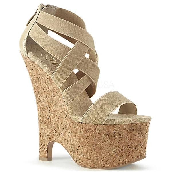 Pleaser Beau-669 Wedge Platform Sandals 3 Pleaser Beau-669 Wedge Platform Sandals