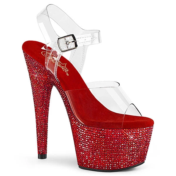 Pleaser Bejeweled-708DM Rhinestone Platform Heels High Heels 3 Pleaser Bejeweled-708DM Rhinestone Platform Heels High Heels