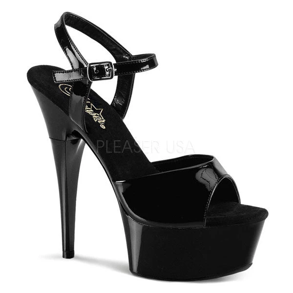 Pleaser Captiva-609 6" Stiletto Heel Sandal High Heels 4 Pleaser Captiva-609 6" Stiletto Heel Sandal High Heels